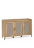 Julian Bowen Brown Sydney 3 Door Sideboard (75 x 120 x 41cm) - One Size Image 2