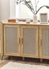 Julian Bowen Brown Sydney 3 Door Sideboard (75 x 120 x 41cm) - One Size Image 1