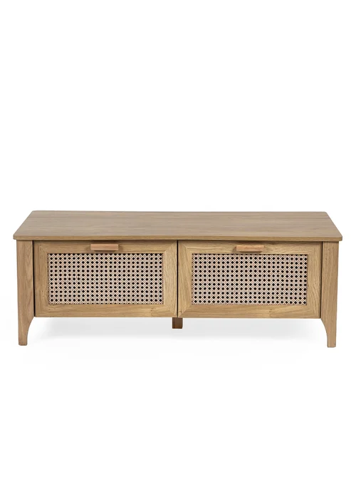 Julian Bowen Brown Sydney 2 Drawer Coffee Table (42 x 120 x 60cm) - One Size Image 5