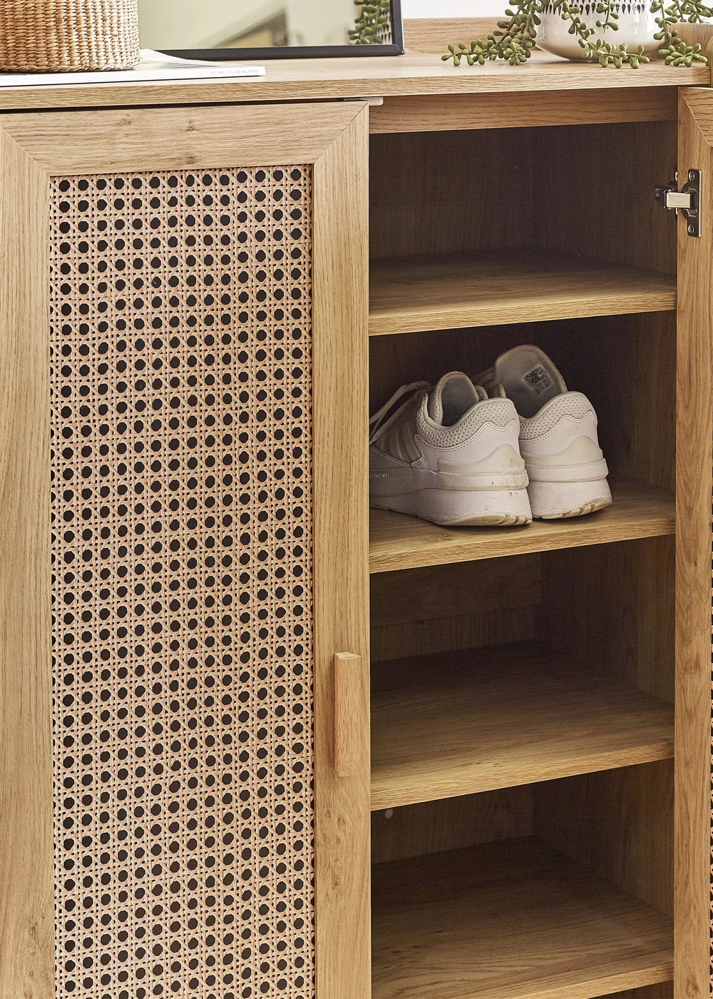Julian Bowen Brown Sydney Shoe Cupboard - One Size Image 4