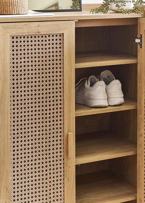 Julian Bowen Brown Sydney Shoe Cupboard - One Size Image 4