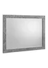 Julian Bowen Silver Staccato Fragment Wall Mirror (80 x 110 x 2.5cm) - One Size Image 2