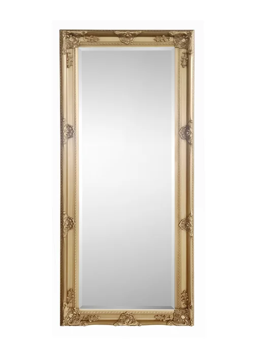 Julian Bowen Gold Palais Lean To Dress Mirror (170 x 70 x 6cm) - No Size Image 3