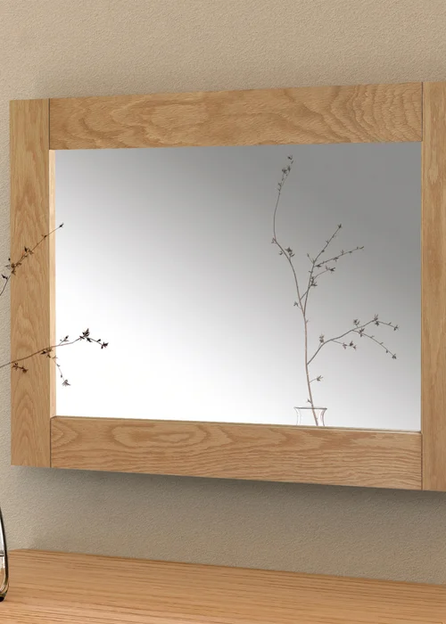Julian Bowen Brown Marlborough Wall Mirror (70 x 100 x 2cm) - One Size Image 2