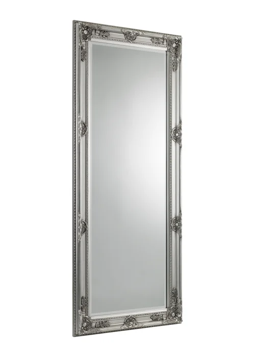 Julian Bowen Pewter Palais Lean to Dress Mirror (170 x 70 x 6cm) - No Size Image 3