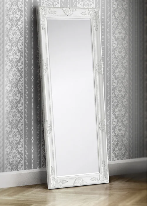 Julian Bowen Palais White Lean To Dress Mirror (170 x 70 x 6cm) - No Size Image 1