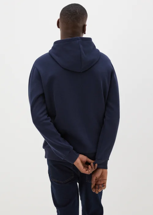 Disney Navy Christmas Stitch Hoodie - Small Image 3