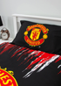 Manchester United FC Theatre Panel 100 % Cotton Duvet - Single Image 3
