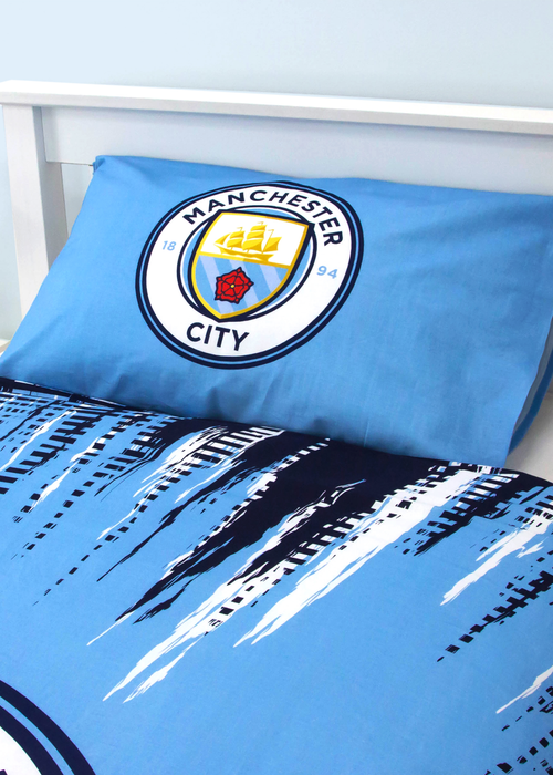 Manchester City Blue Moon Panel Duvet - Single Image 3