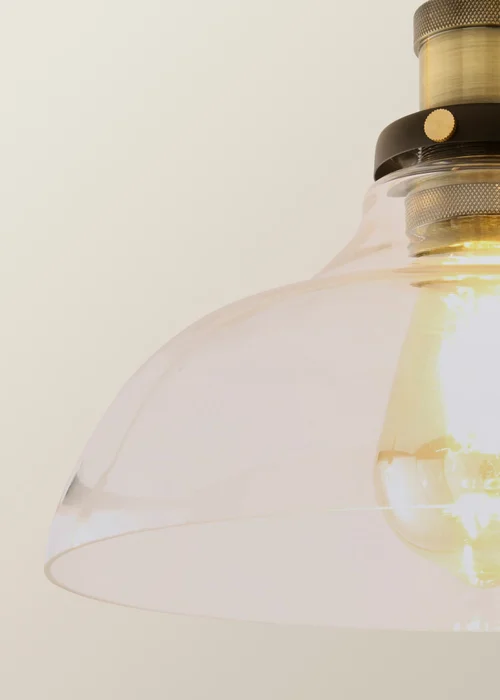 ValueLights Wallace Steampunk 3 Way Bar Ceiling Light Fitting - One Size Image 4