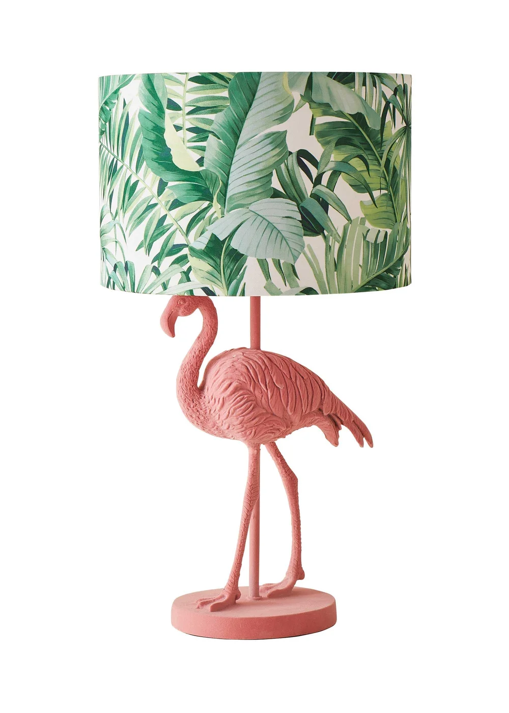 ValueLights Flo Pink Velvet Flamingo Table Lamp (53cm x 30cm x 30cm) - One Size Image 5