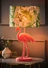 ValueLights Flo Pink Velvet Flamingo Table Lamp (53cm x 30cm x 30cm) - One Size Image 3