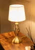 ValueLights Memphis Antique Brass Table Lamp (41cm x 19cm x 19cm) - One Size Image 3