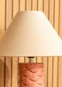 ValueLights Athena Coral Ceramic Table Lamp (43cm x 32.5cm x 32.5cm) - One Size Image 5