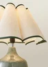 ValueLights Jamie Green Ceramic Table Lamp (43cm x 36cm x 36cm) - One Size Image 4