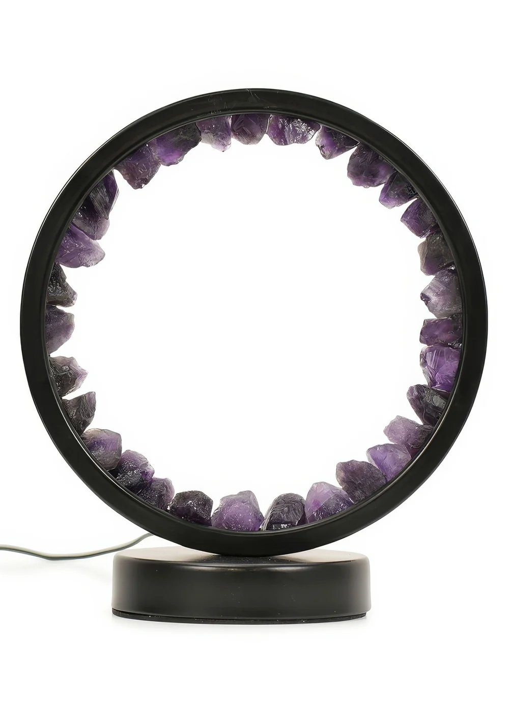 ValueLights Amethyst Crystal Wellness Lamp (20.5cm x 10.5cm x 18cm) - One Size Image 2