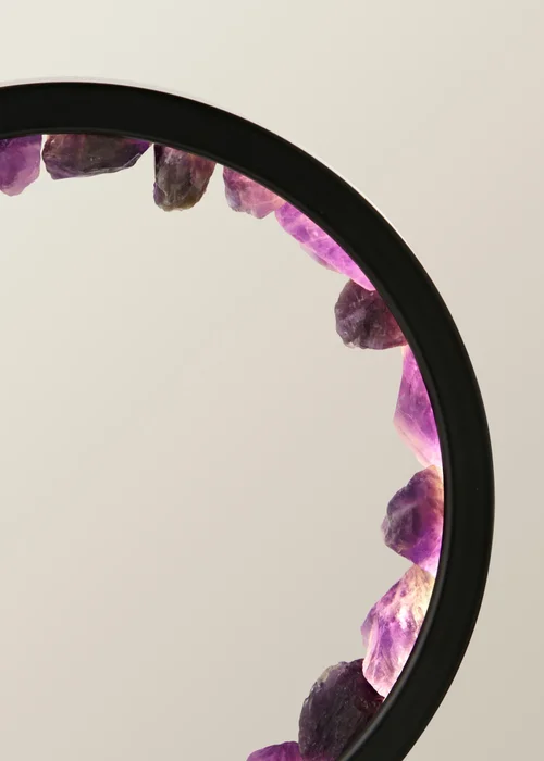 ValueLights Amethyst Crystal Wellness Lamp (20.5cm x 10.5cm x 18cm) - One Size Image 4