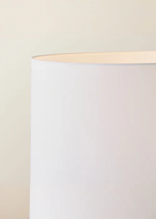 ValueLights Morrigan Light Wood Tripod Floor Lamp White Shade (147cm x 45cm) - One Size Image 4