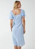 Blue Vanilla Blue Milkmaid Cut Out Midi Dress - 14 Image 4