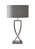 ValueLights Katniss Brushed Chrome Table Lamp (63cm x 36cm x 21.5cm) - One Size Image 2