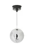 ValueLights Silver Rotating Disco Mirror Ball Ceiling Light (50cm x 20cm) - One Size Image 2