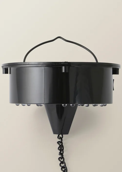 ValueLights Silver Rotating Disco Mirror Ball Ceiling Light (50cm x 20cm) - One Size Image 4