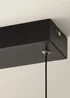 ValueLights Infinity Matt Black Double Twist LED Ceiling Light (100cm x 97cm x 11cm) - One Size Image 5