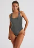 Urban Bliss Black Glitter Swimsuit - Size 8 Image 1