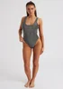 Urban Bliss Black Glitter Swimsuit - Size 8 Image 3