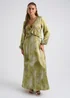 Urban Bliss Green Tie Dye Ruffle Seam Smock Dress - 12 Image 1