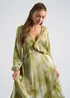 Urban Bliss Green Tie Dye Ruffle Seam Smock Dress - 12 Image 2