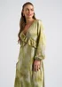Urban Bliss Green Tie Dye Ruffle Seam Smock Dress - 12 Image 3