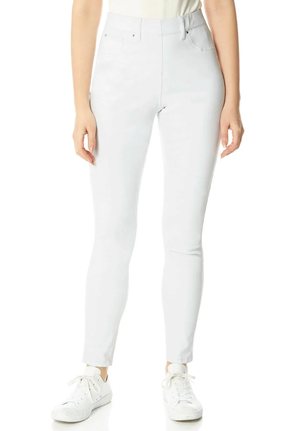 Roman White 31'' Denim Stretch Jegging - Size 16 Image 1