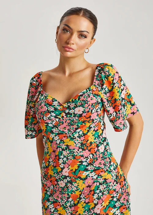 Urban Bliss Floral Angel Sleeve Maxi Dress - 8 Image 3