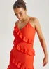 Urban Bliss Red Ruffle Maxi Dress - 16 Image 2
