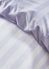 Sassy B Stripe Tease Reversible Duvet Cover Set Lilac - Single Image 4