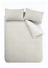 Bianca Fine Linens Shadow Leaves 200 Thread Count Cotton Reversible Duvet Cover Set Natural - Single Image 5
