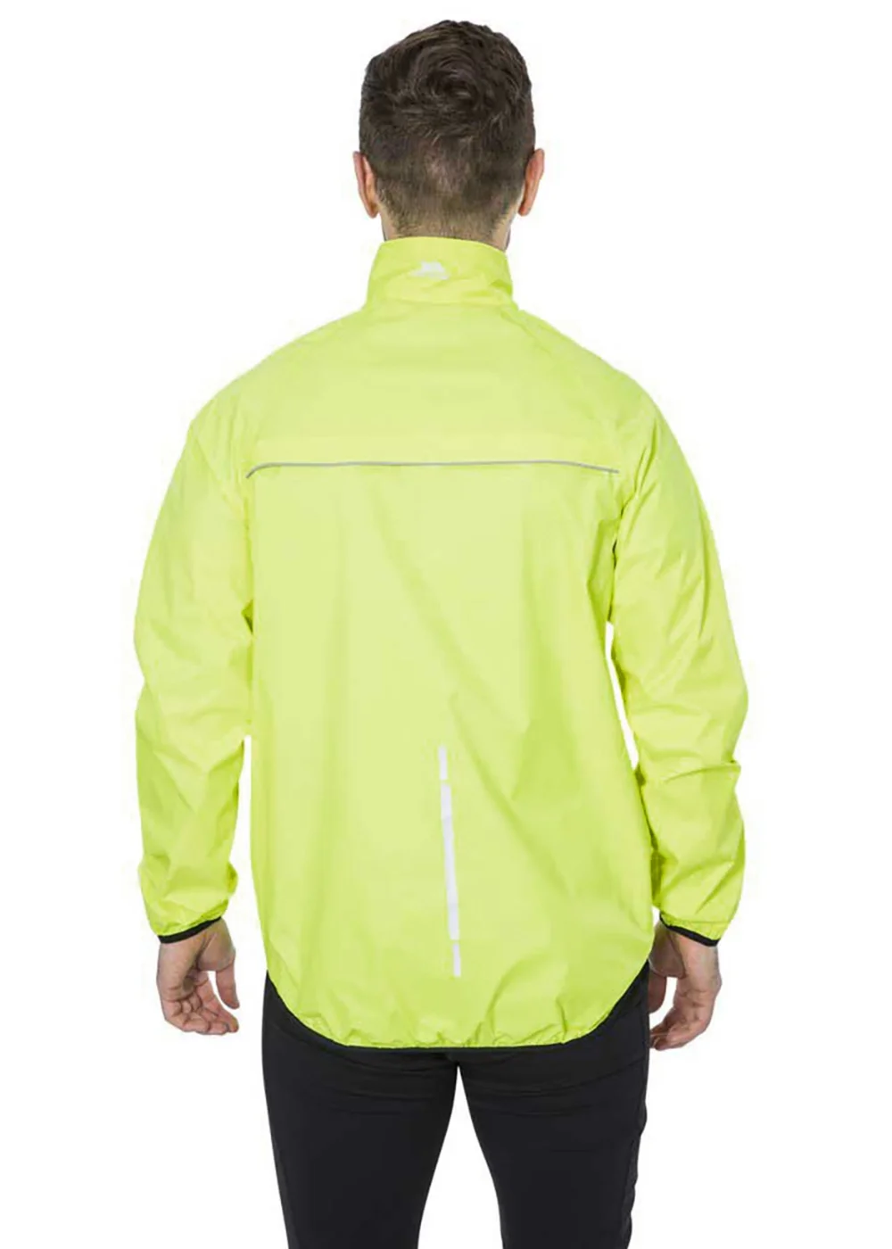 Trespass Yellow Retract Hi-Vis Packaway Waterproof Jacket. - XL Image 3
