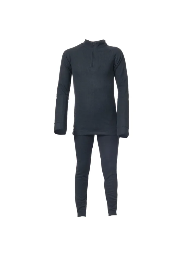 Trespass Kids Black Unite360 Thermal Base Layer Set (2-12yrs)