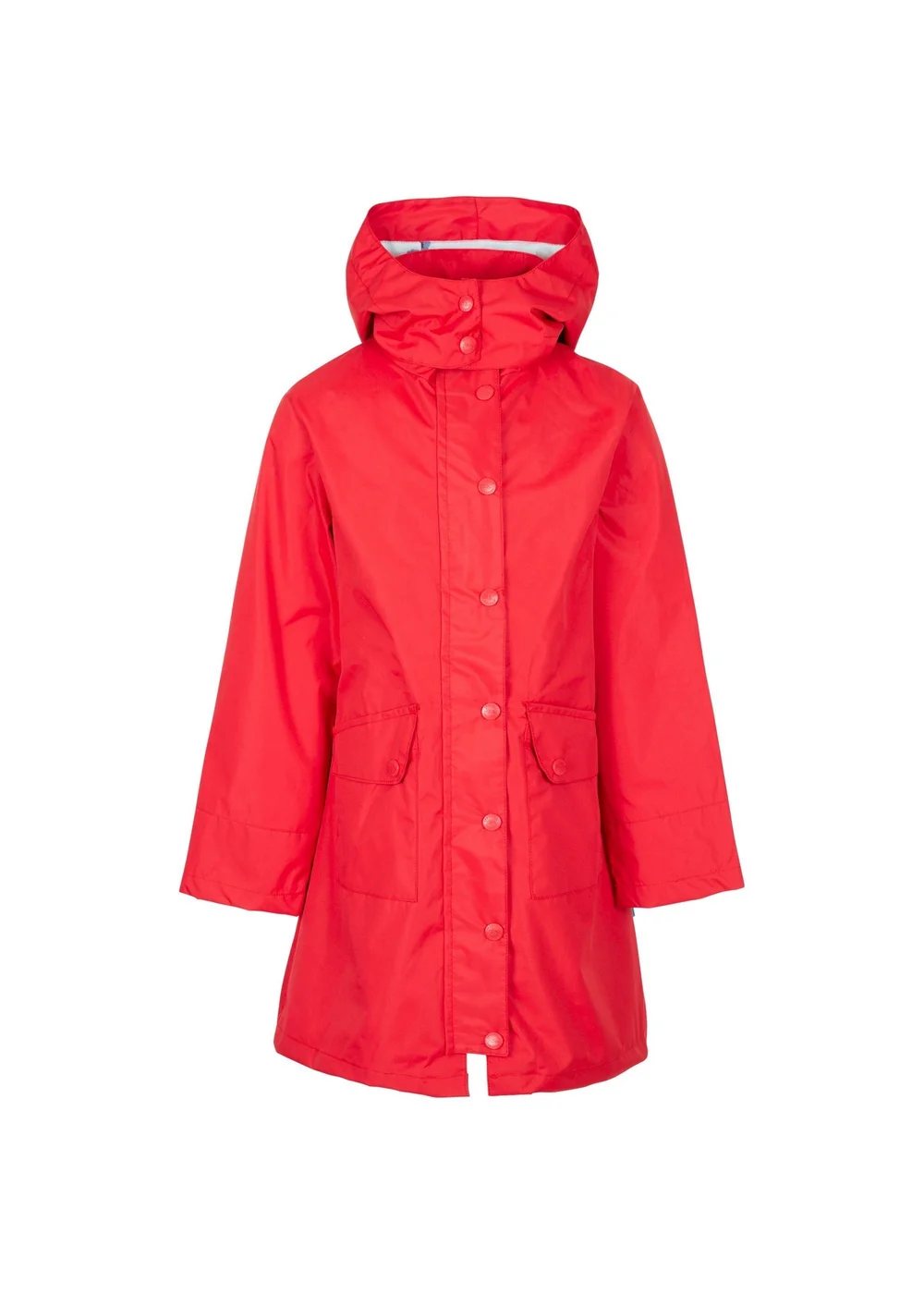 Trespass Girls Red Drizzling Waterproof Jacket (2-12yrs) - Age 2 - 3 Years Image 1