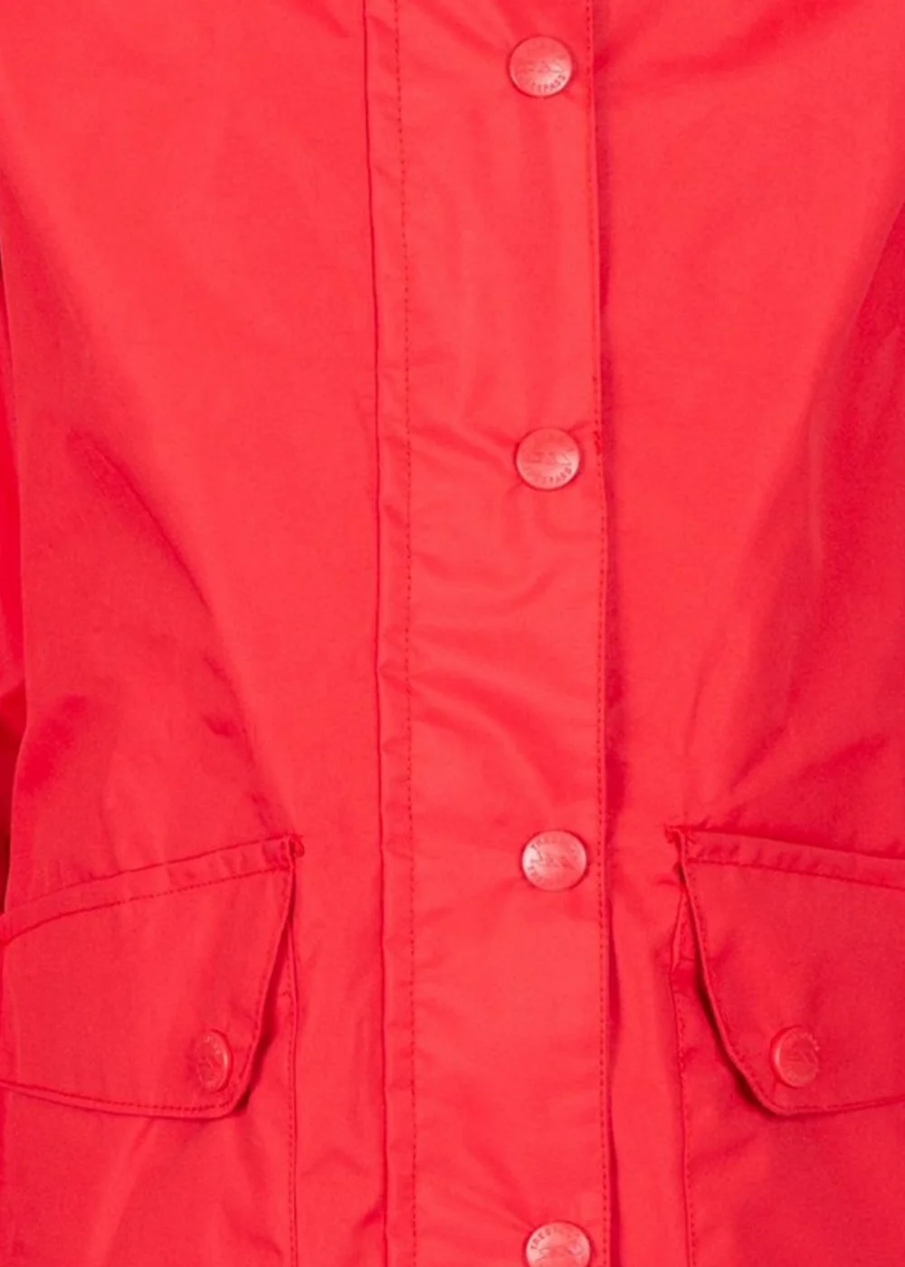 Trespass Girls Red Drizzling Waterproof Jacket (2-12yrs) - Age 2 - 3 Years Image 3