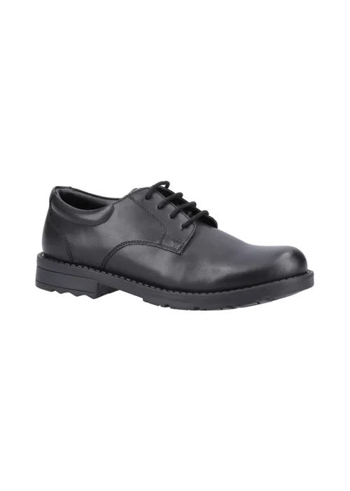 Hush Puppies Boys Black Bruno Senior School Shoes (Older 3-6) - Size 6 Image 2