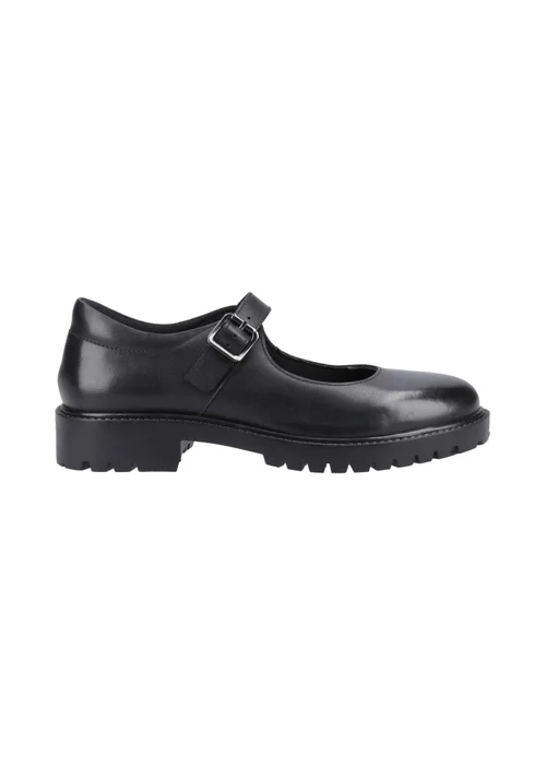Hush Puppies Girls Black Aurora Senior School Shoes (Older 3-5) - Size 3 Image 1