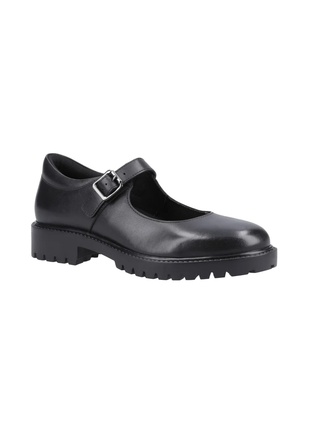 Hush Puppies Girls Black Aurora Senior School Shoes (Older 3-5) - Size 3 Image 2
