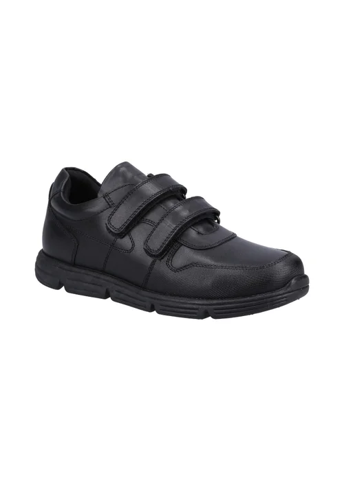 Hush Puppies Boys Black Lucas Senior School Shoes (Older 3-6) - Size 5 Image 2