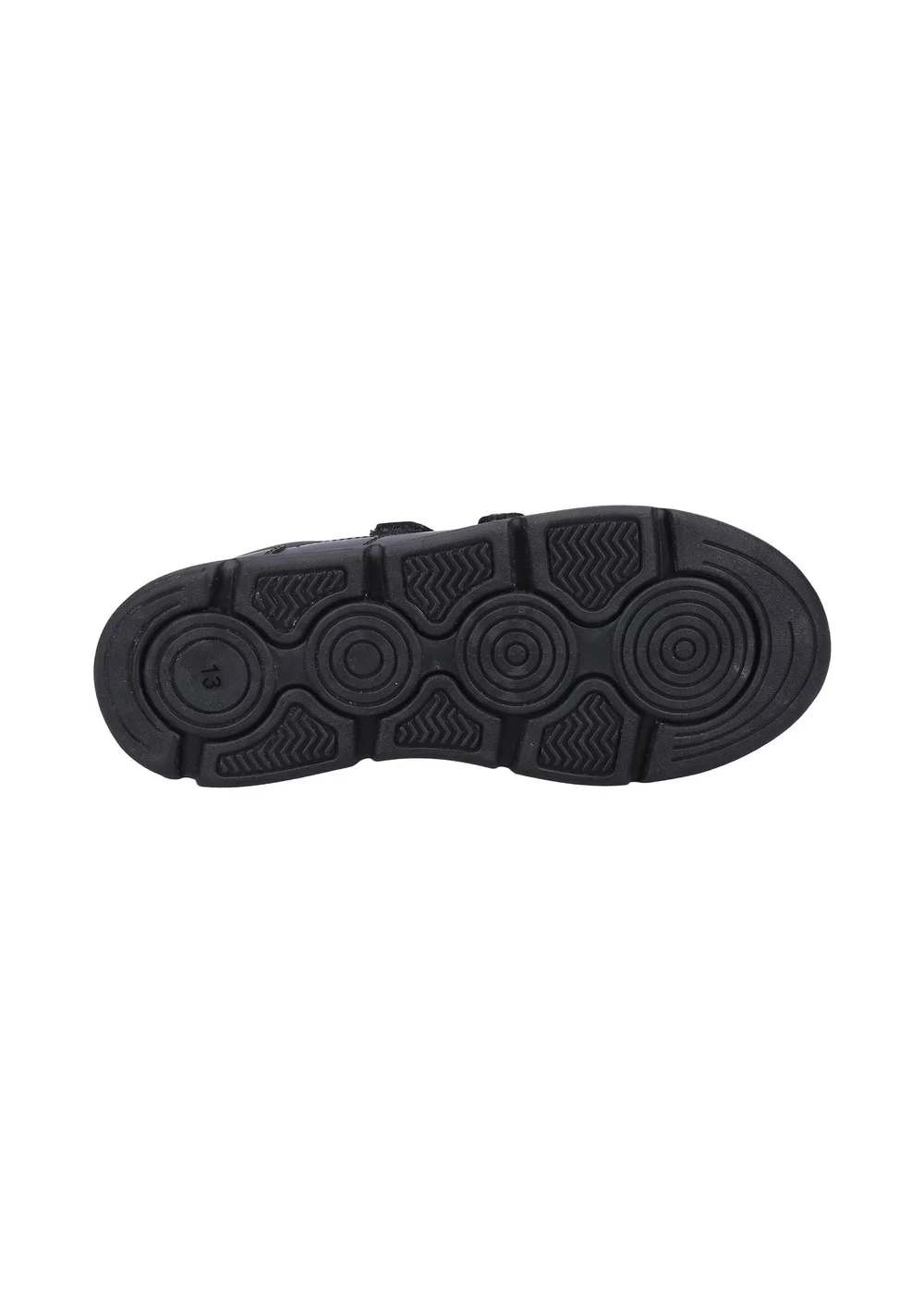Hush Puppies Boys Black Lucas Senior School Shoes (Older 3-6) - 6 Image 4