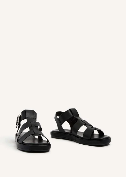 Linzi Camden Black Gladiator Sandals - Size 6 Image 3