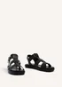 Linzi Camden Black Gladiator Sandals - Size 6 Image 3