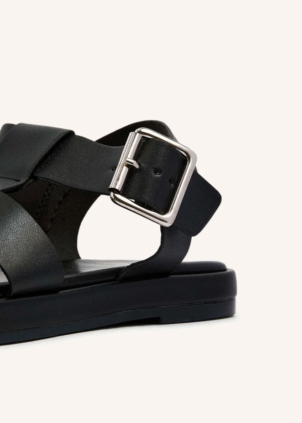 Linzi Camden Black Gladiator Sandals - Size 6 Image 5