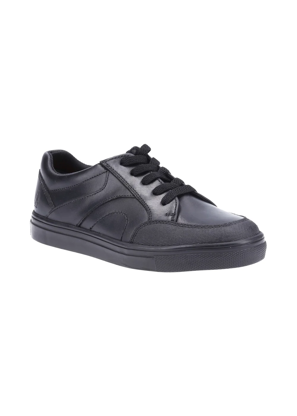 Hush Puppies Boys Black Shawn Junior School Shoes (Younger 10-Older 2) - Size 10 Infants Image 2